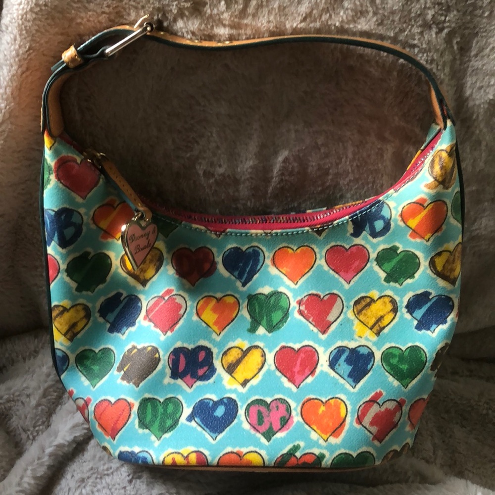 Dooney and Bourke Heart Satchel ❤️🧡💛💚💙💜